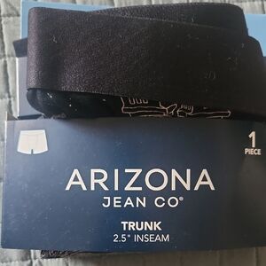 Arizona Jean Company Men's Black Trunk Briefs